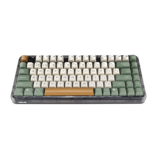 ASUS Jelly75 KD201 KEYBOARD/MK-WH/HU/81 vezeték nélküli billentyűzet - HU layout - Orange Meadow