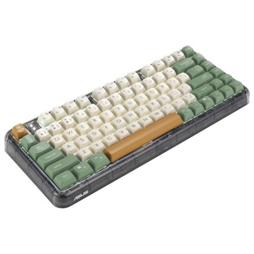 ASUS Jelly75 KD201 KEYBOARD/MK-WH/HU/81 vezeték nélküli billentyűzet - HU layout - Orange Meadow