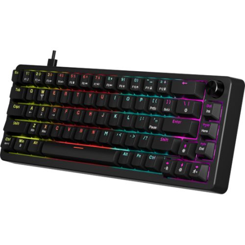 MARVO Arma 67 vezetékes gaming billentyűzet - Fekete - US /TNT Peach linear/