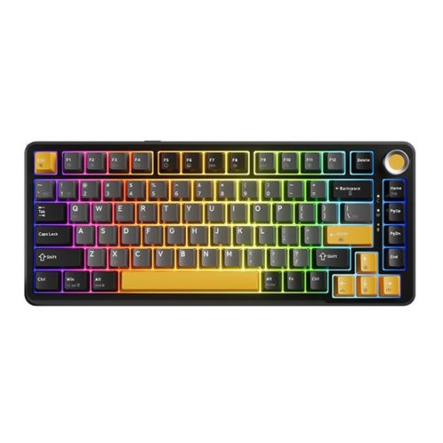 MARVO TITAN 75 vezeték nélküli gaming billentyűzet - Fekete - HU /Banana Crystal Linear/