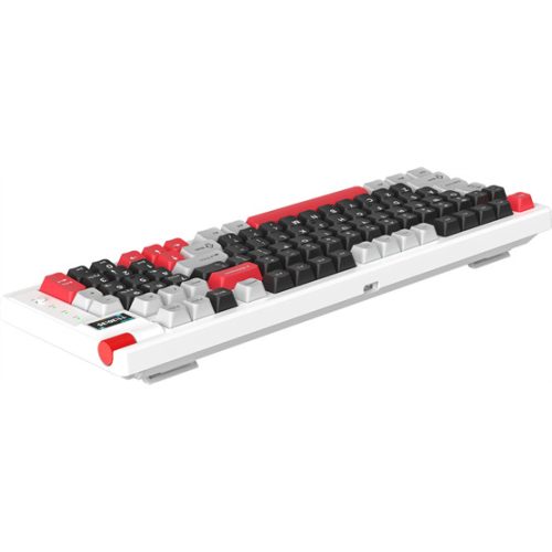 MONKA Storm vezeték nélküli gaming billentyűzet - Fehér - US /MONKA Violet Linear/