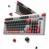MONKA Storm vezeték nélküli gaming billentyűzet - Fehér - US /MONKA Violet Linear/