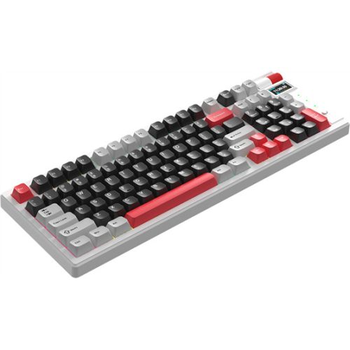 MONKA Storm vezeték nélküli gaming billentyűzet - Fehér - US /MONKA Violet Linear/
