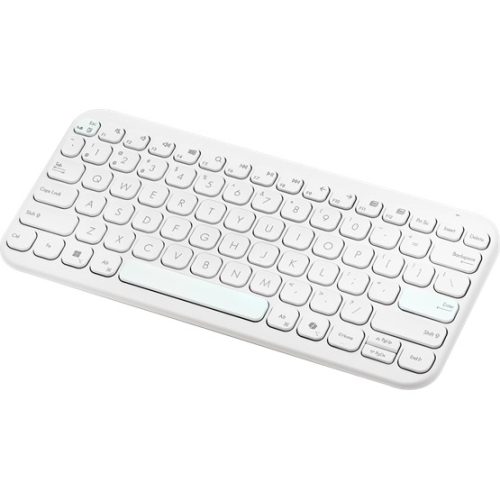 ASUS Marshmallow KW100 vezeték nélküli billentyűzet - HU layout - Iridescent White