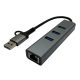 LC Power LC-HUB-C-MULTI-9 - USB elosztó