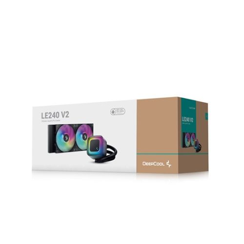 DeepCool LE240 V2 - Vízhűtés - Fekete - R-LE240-BKAMMC-G-2