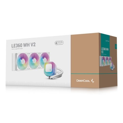 DeepCool LE360 WH V2 - Vízhűtés - Fehér - R-LE360-WHAMMN-G-2