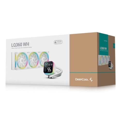 DeepCool LE360 ULTRA WH ARGB - Vízhűtés - Fehér -R-LQ360-WHASMC-G-1