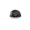 AVAX LW01 PAW3327 RGB gamer egér, fekete