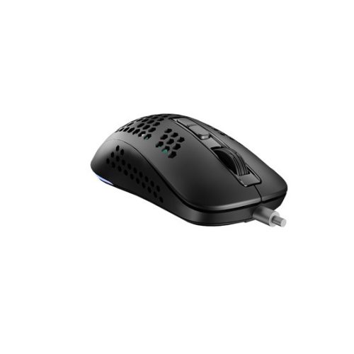 AVAX LW01 PAW3327 RGB gamer egér, fekete