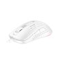 AVAX LW01 PAW3327 RGB gamer egér, fehér