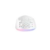 AVAX LW01 PAW3327 RGB gamer egér, fehér