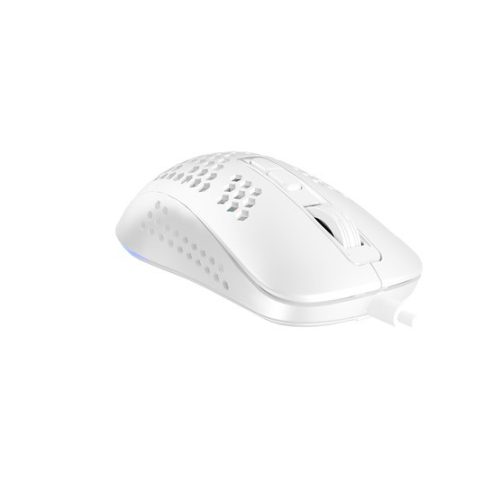 AVAX LW01 PAW3327 RGB gamer egér, fehér