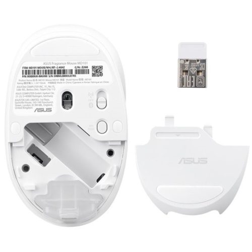 ASUS MD101 Vezeték nélküli Egér - Fehér