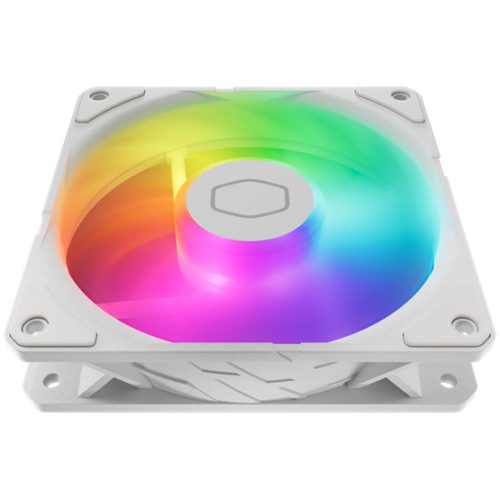 Cooler Master - Case Fan - 12cm - SickleFlow Edge 120 ARGB White Edition - MFX-B2DW-25NP2-R2