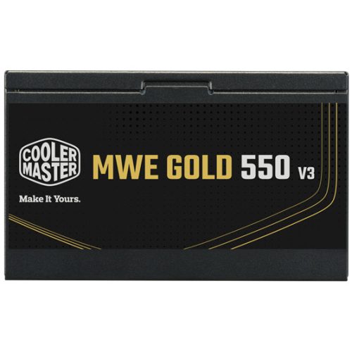 Cooler Master 550W - MWE Gold 550 V3 - MPE-5502-ACAAG-3BEU - 80+ Gold  - ATX 3.1 - Nem moduláris - Fekete Tápegység