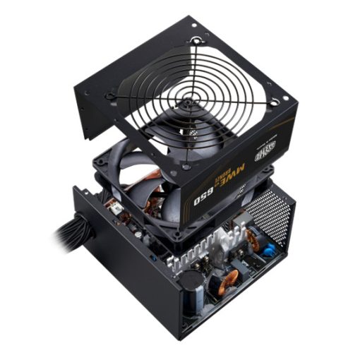 Cooler Master 650W - MWE Bronze 650 V3 - MPE-6501-ACAAW-3BEU - 80+ Bronze ATX3.1 - Fekete Tápegység
