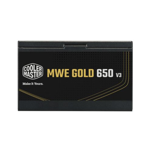 Cooler Master 650W - MWE Gold 650 V3 NM - MPE-6502-ACAAG-3BEU - 80+ Gold - ATX 12V Ver. 2.41 - Fekete Tápegység