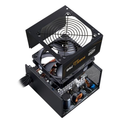Cooler Master 750W - MWE Bronze 750 V3 - MPE-7501-ACAAW-3BEU - 80+ Bronze ATX3.1 - Fekete Tápegység 