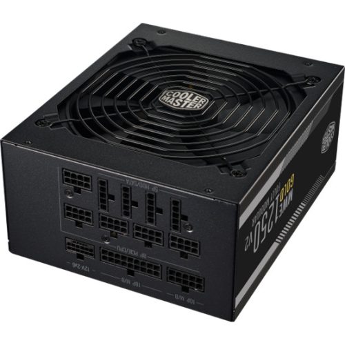 Cooler Master 1250W - MWE Gold 1250 - MPE-C501-AFCAG-3EEU - 80+ Gold ATX3.1 - Fekete Tápegység