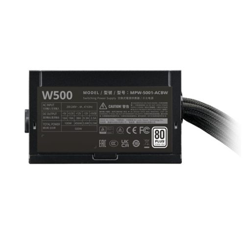 Cooler Master 500W - Elite NEX W500 230V - MPW-5001-ACBW-BE1 - 80+ - ATX 12V Ver. 2.41 - Fekete Tápegység
