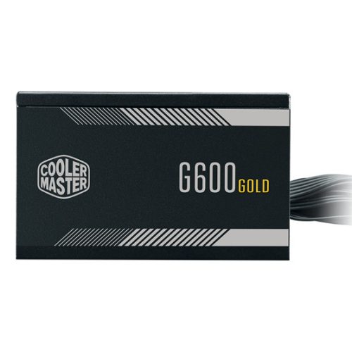 Cooler Master 600W - G600 Gold -  MPW-6001-ACAAG-NL - 80+ Gold - ATX 12V V2.52 - Fekete Tápegység - Bulk