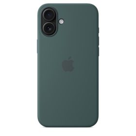   Apple iPhone 16 Plus Silicone Case with MagSafe - Lake Green (Seasonal)