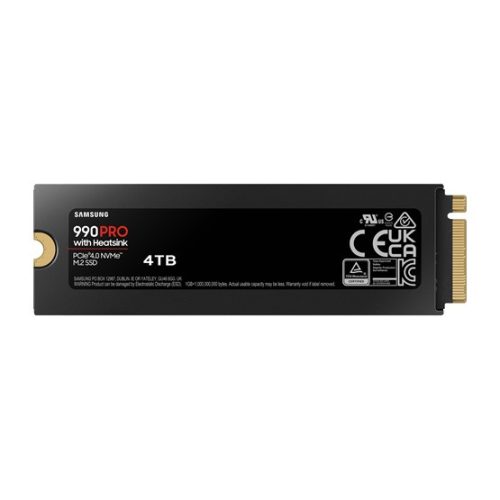 Samsung 4TB 990 PRO Heatsink M.2 PCIe 4.0 x 4 NVMe