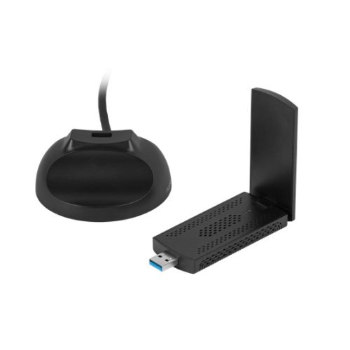 Lanberg Wi-Fi 6E Tri Band vezeték nélküli USB hálózati adapter