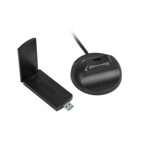 Lanberg Wi-Fi 6E Tri Band vezeték nélküli USB hálózati adapter
