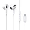 Baseus Encok C17 Wired Earphones USB Type-C mikrofonos fülhallgató, fehér
