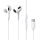 Baseus Encok C17 Wired Earphones USB Type-C mikrofonos fülhallgató, fehér
