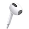Baseus Encok C17 Wired Earphones USB Type-C mikrofonos fülhallgató, fehér