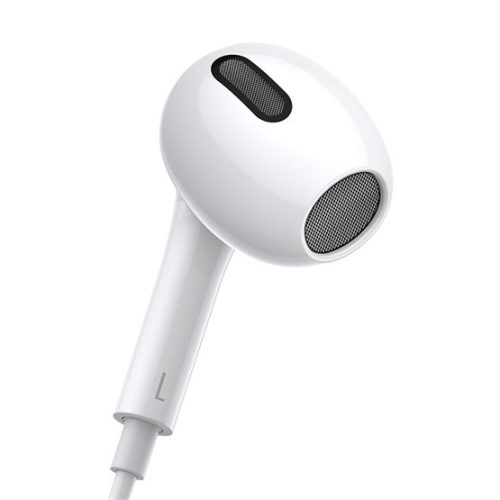 Baseus Encok C17 Wired Earphones USB Type-C mikrofonos fülhallgató, fehér