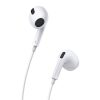 Baseus Encok H17 Wired Earphones 3,5 mm jack mikrofonos fülhallgató, fehér