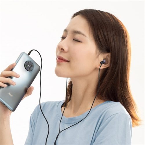 Baseus Encok H19 Wired Earphones 3,5 mm jack mikrofonos fülhallgató, fekete