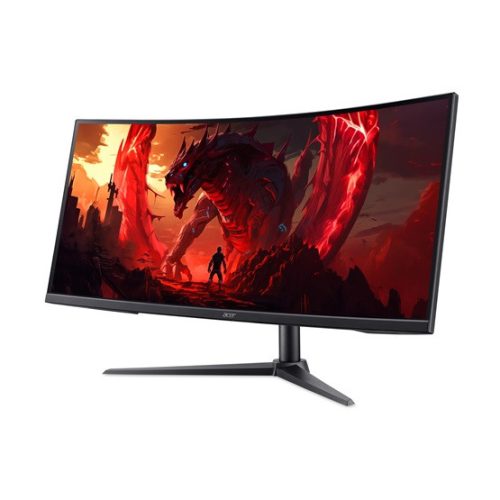 ACER 34" Nitro XZ340CURW0bmiiphx ZeroFrame WQHD 240Hz VA fekete ívelt monitor