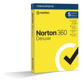   Norton 360 Deluxe - 21416689 - 50GB HU 1 felhasználó, 5 eszköz/1 év, dobozos