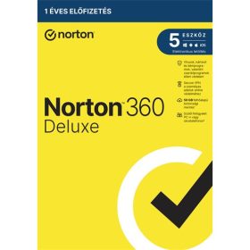   Norton 360 Deluxe - 21417483 - 50GB HU 1 felhasználó, 5 eszköz/1 év, elektronikus licenc