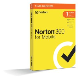   Norton 360 Mobile - 21459990 - HU 1 felhasználó, 1 eszköz/1 év, dobozos