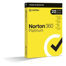   Norton 360 Platinum - 21428042 - 100GB HU 1 felhasználó, 20 eszköz/1 év, dobozos