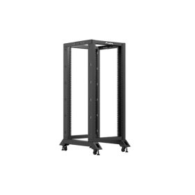   Lanberg 19" 27U 600x800 szabadon álló rack keret, fekete V2