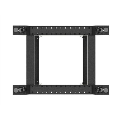 Lanberg 19" 27U 600x800 szabadon álló rack keret, fekete V2