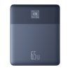 Baseus Blade2 gyorstöltő powerbank 12000 mAh, 65W, kék + 100W USB Type-C, 50cm kábel