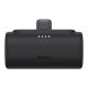 Baseus Compact gyorstöltő powerbank 5000 mAh, 20W iPhone csatlakozóval, fekete