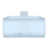 Baseus Compact gyorstöltő powerbank 5000 mAh, 20W iPhone csatlakozóval, kék