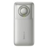 Baseus Free2Pull gyorstöltő powerbank 10000 mAh, 30W, beépített USB Type-C kábel, szürke