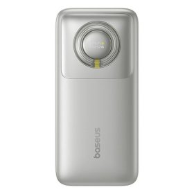   Baseus Free2Pull gyorstöltő powerbank 10000 mAh, 30W, beépített USB Type-C kábel, szürke