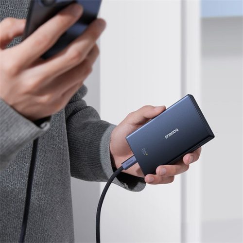 Baseus PicoGo gyorstöltő powerbank 10000 mAh, 20W, fekete
