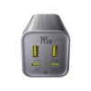Baseus EnerGeek GP12 gyorstöltő powerbank 20800 mAh, 145W, szürke + 100W USB Type-C, 1m kábel